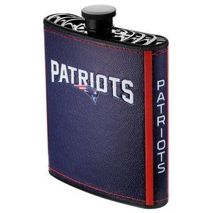 Patriots NFL Plastic Hip Flask (7 Oz.)